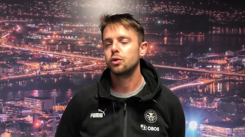 Håkon Kristiansen etter første kamp i semifinalen OBOS Nasjonal G19: